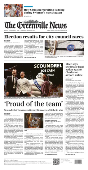 Cover of The Greenville News