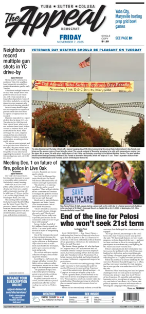 Cover of Marysville Appeal-Democrat    