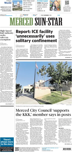Cover of Merced Sun-Star