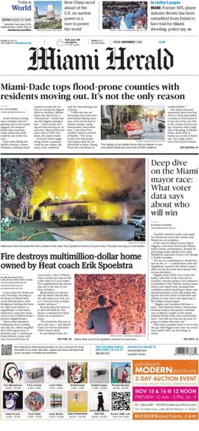 Cover of Miami Herald
