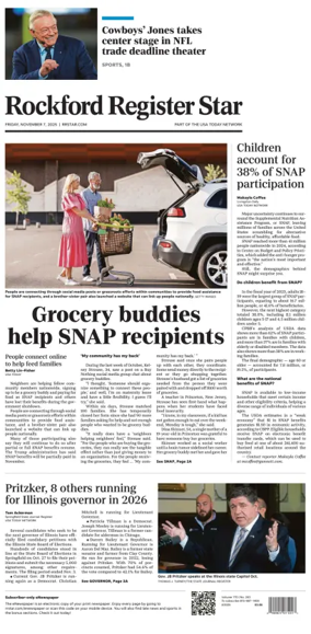 Cover of Rockford Register Star