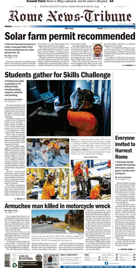 Cover of Rome News-Tribune