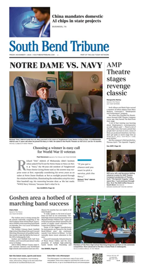 Cover of South Bend Tribune
