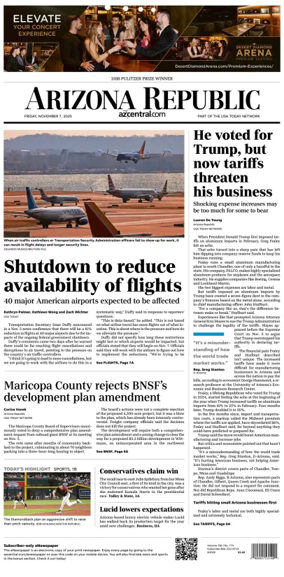 Cover of The Arizona Republic