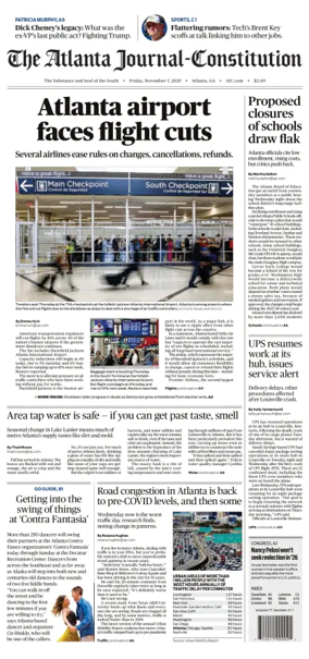 Cover of The Atlanta Journal-Constitution