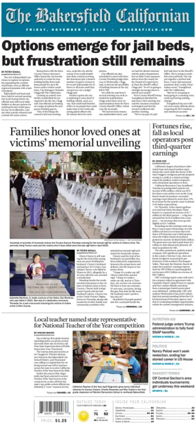 Cover of The Bakersfield Californian