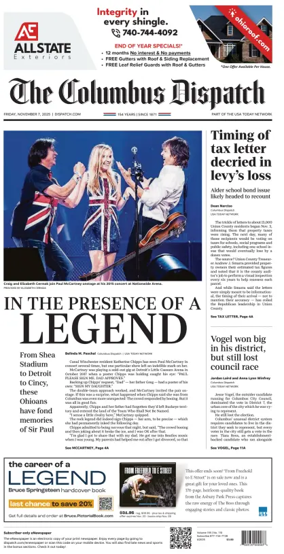 Cover of The Columbus Dispatch