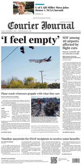 Cover of The Courier-Journal (Louisville)