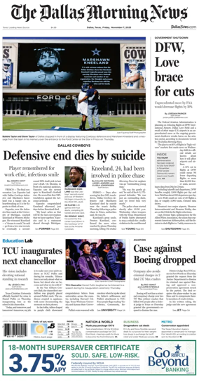 Cover of The Dallas Morning News