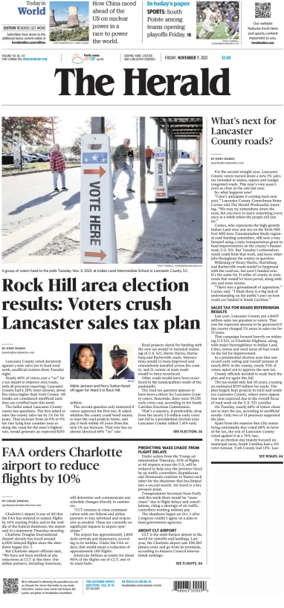 Cover of The Herald (Rock Hill)