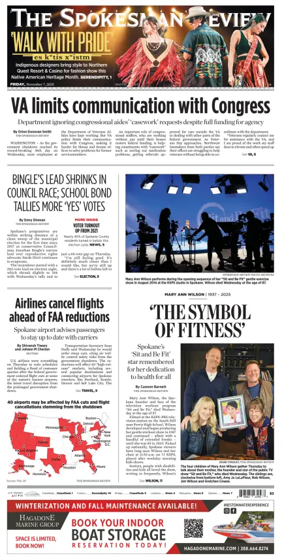 Cover of The Spokesman-Review (Spokane)