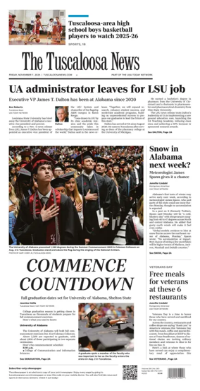 Cover of The Tuscaloosa News
