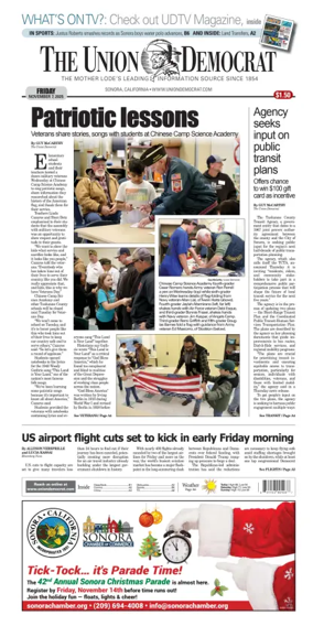 Cover of The Union Democrat