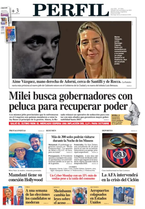 Cover of Perfil (Sabado)