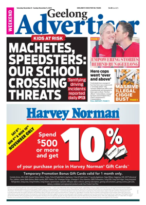 Cover of Geelong Advertiser