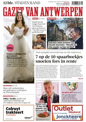 Cover of Gazet van Antwerpen Metropool Stad