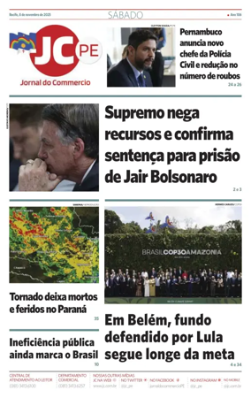 Cover of Jornal do Commercio