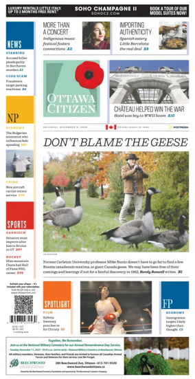 Cover of Ottawa Citizen