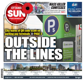 Cover of Ottawa Sun