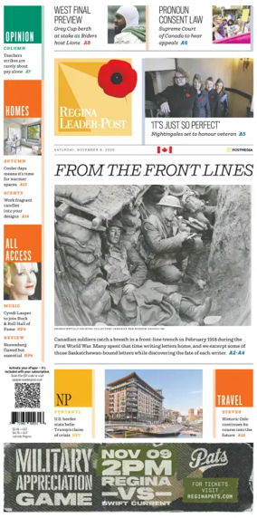 Cover of Regina Leader-Post