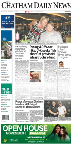 Cover of The Chatham Daily News