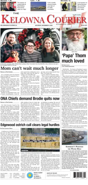 Cover of The Daily Courier