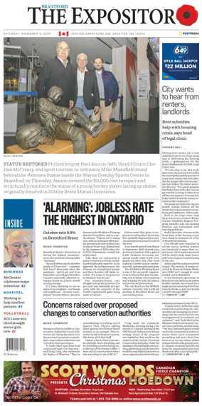 Cover of The Expositor (Brantford)