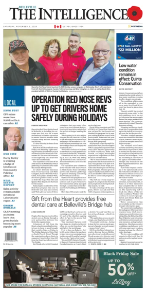 Cover of The Intelligencer (Belleville)