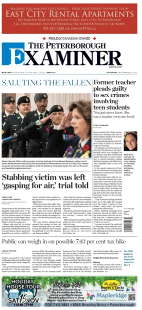 Cover of The Peterborough Examiner