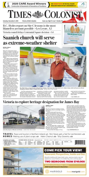 Cover of Times Colonist