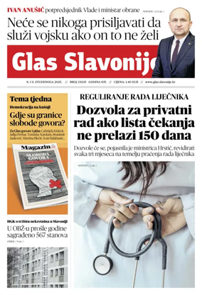 Cover of Glas Slavonije