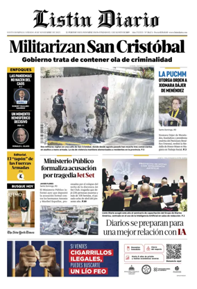 Cover of Listin Diario