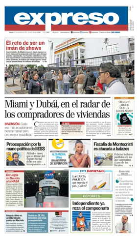 Cover of Diario Expreso