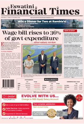 Cover of Eswatini Financial Times