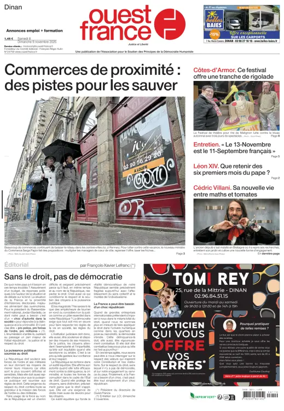 Cover of Ouest France (Dinan)