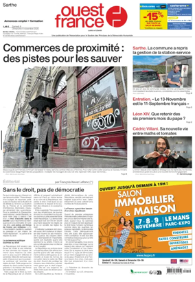 Cover of Ouest France (Sarthe)
