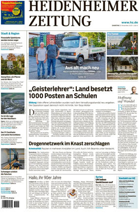 Cover of Heidenheimer Zeitung