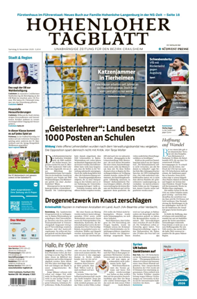 Cover of Hohenloher Tagblatt