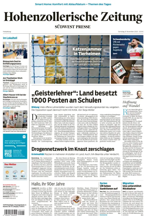 Cover of Hohenzollerische Zeitung