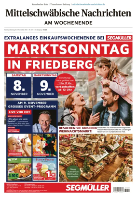 Cover of Mittelschwaebische Nachrichten
