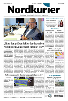 Cover of Müritz-Zeitung