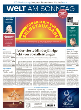 Cover of Welt am Sonntag