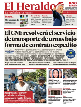 Cover of Diario El Heraldo