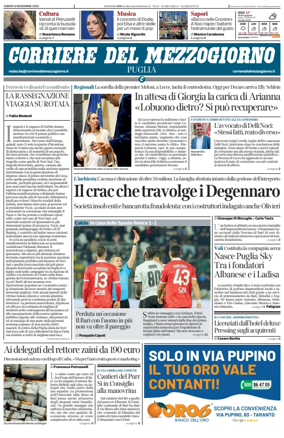 Cover of Corriere del Mezzogiorno (Puglia)