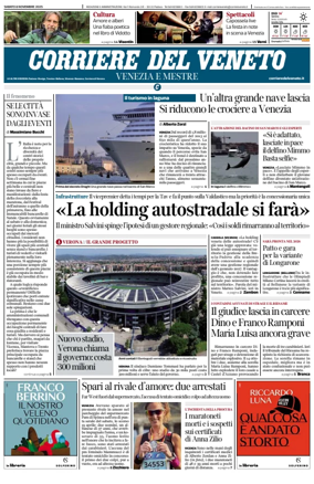 Cover of Corriere del Veneto (Venezia e Mestre)