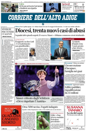 Cover of Corriere dell'Alto Adige