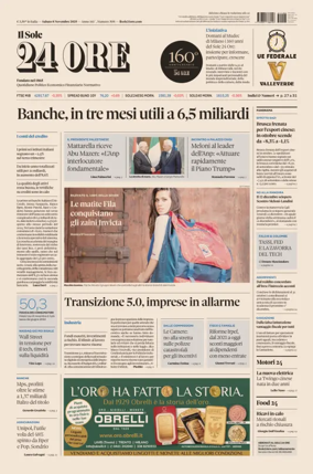 Cover of Il Sole 24 Ore