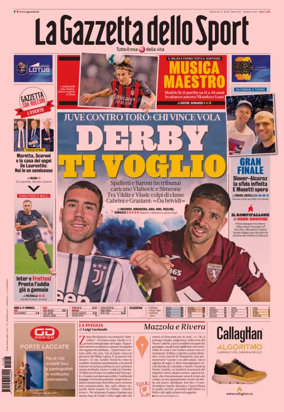 Cover of La Gazzetta dello Sport - Romana