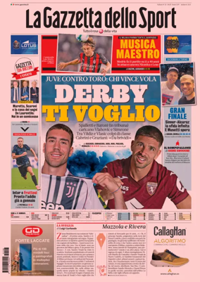 Cover of La Gazzetta dello Sport 