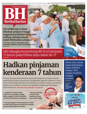 Cover of Berita Harian